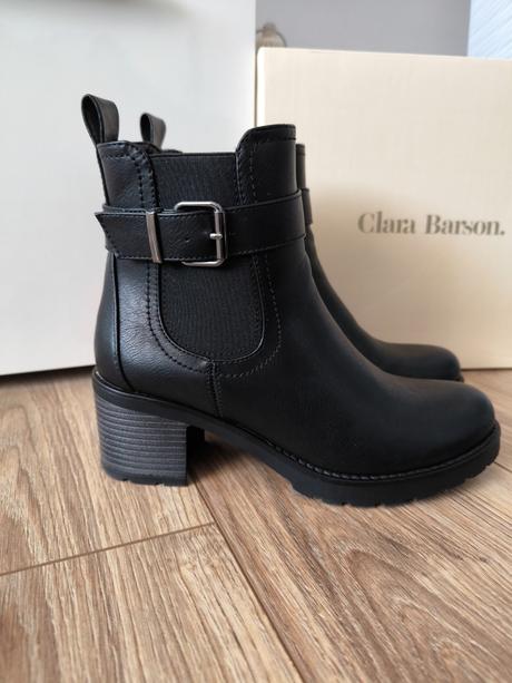 Dámske členkové čižmy, clara barson,38