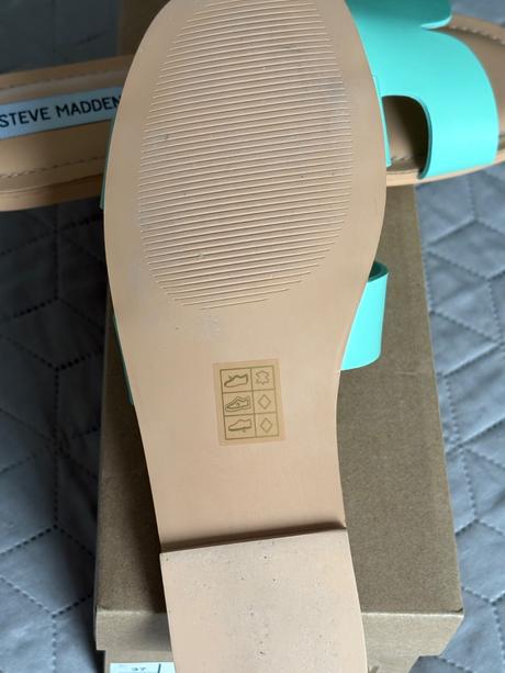 Kožené šľapky steve madden, steve madden,37