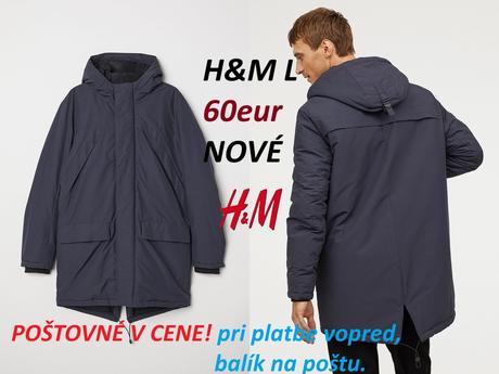 Zimná bunda hm, bombéra hm, h&m,l