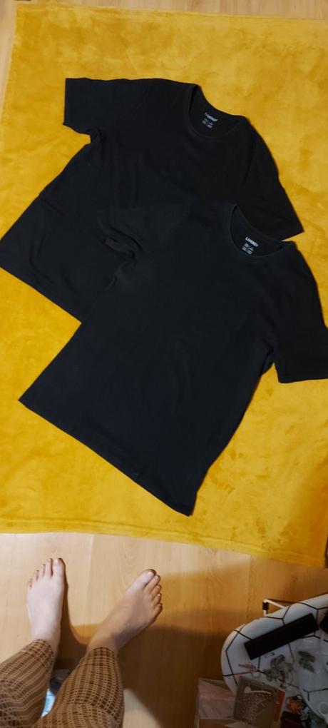 Pánske čierné tričká veľ.m, m