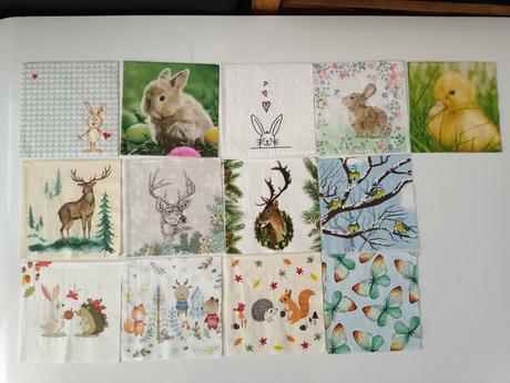 Servítky zvieratká 55ks, 