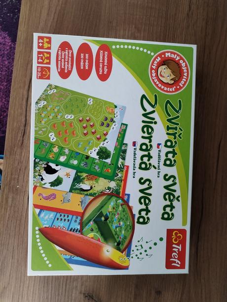 Vzdelavacia hra zvierata sveta,