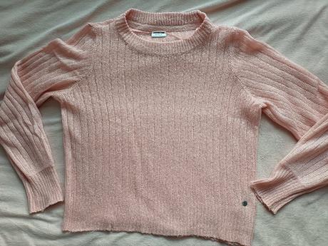 Ružový svetrík zn.noisy may veľ.l, l