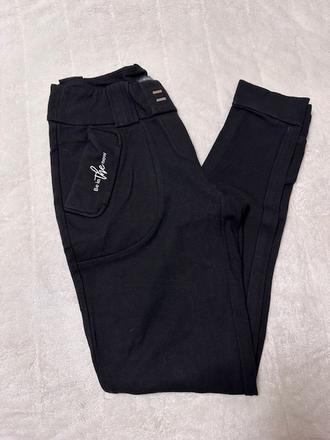 Čierne pohodlné elastické nohavice zn. magenta, m