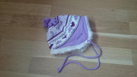 Fialová zimná čiapka, okay,86
