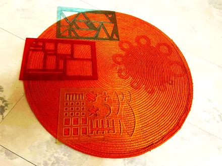 Geometrické šablóny 6 ks,