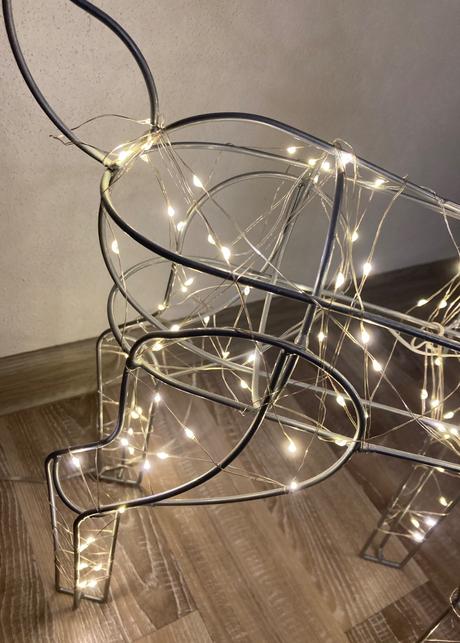 Led svietiaci vianočný sob, 