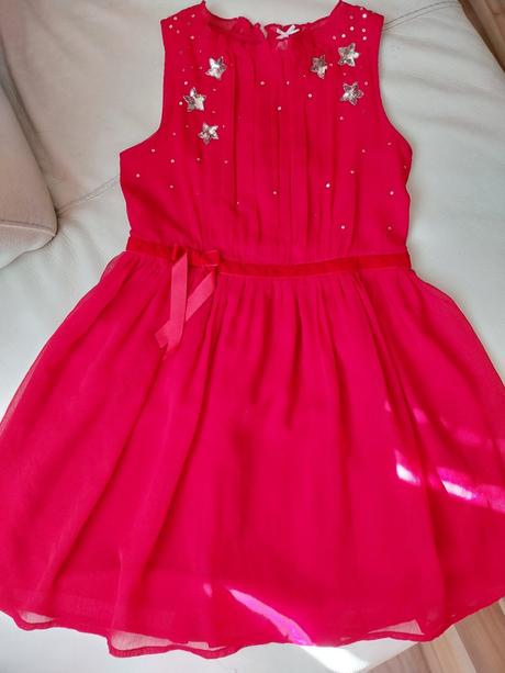 Vianočné šaty next 134/140, next,134