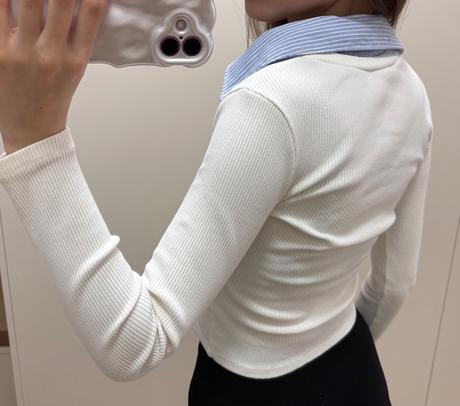 Kontrasné tričko, stradivarius,xs