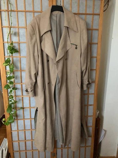 Béžový dlhý kabát/ jesenný dlhý kabát/ zimný kabát, reserved,44