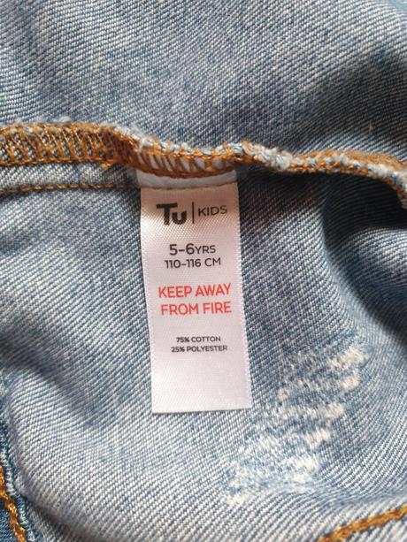 Tu riflová bunda 110-116 cm, tu,110