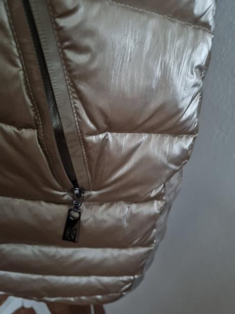 Krémovo- zlatá prešívaná vesta mayo chix 40, mayo chix,40