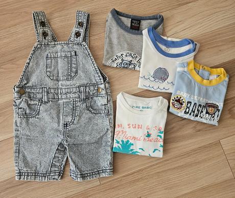 Balík oblečenia na leto veľkosť.74, 68–80