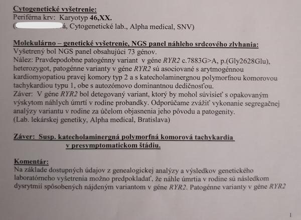 Vysvetlíte mi výsledky z genetiky?
