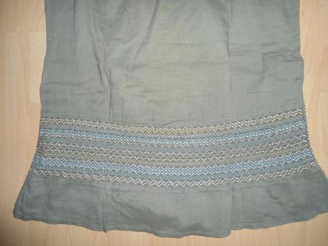 Hnedozeleny letny top / tricko, kenvelo,s