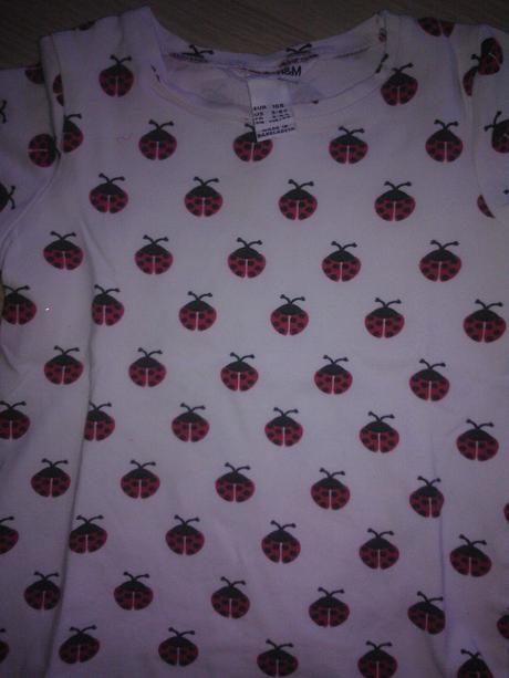 Tricko cervene, h&m,104