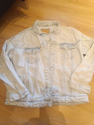 Pánska riflová bunda, pull&bear,l