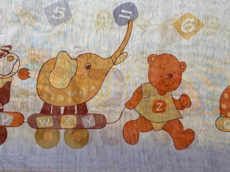 Zvieratkovská záclona 3x1,6, 