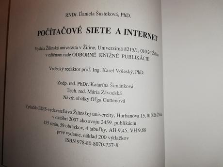 Kniha počítačové siete a internet, 