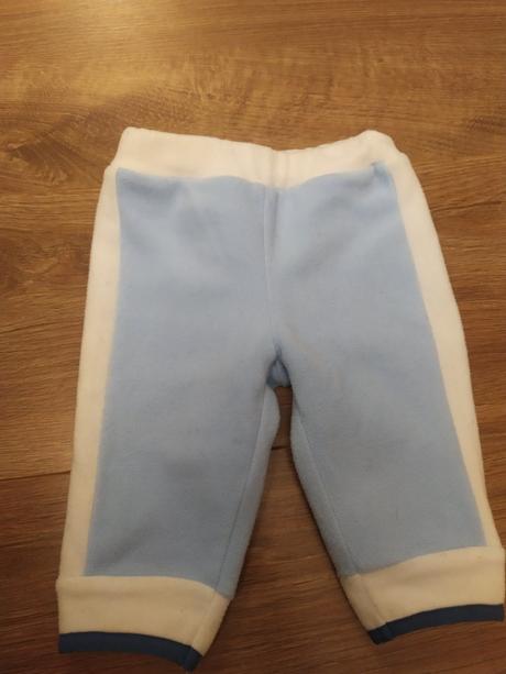 Teplé velurove nohavice 60 cm, benetton,62