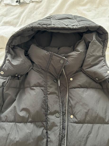 Teplá dlhšia bunda, bershka,xs