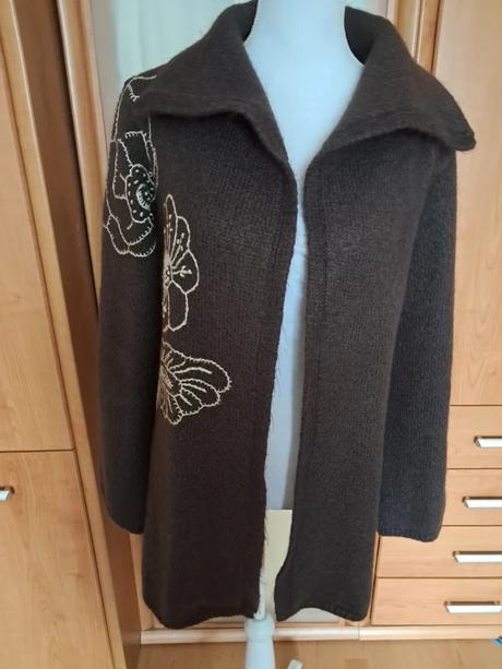 Dámsky hnedý kabát, 38