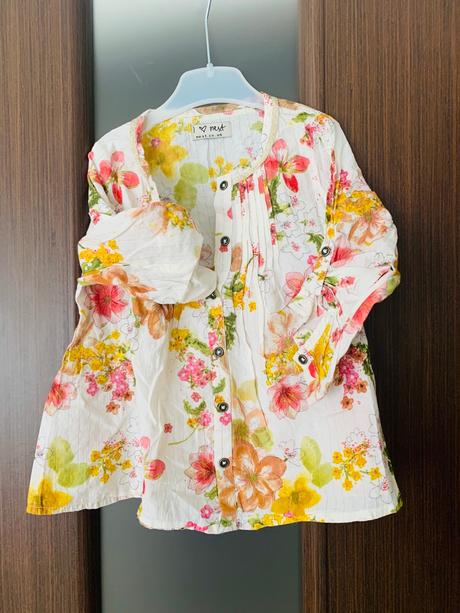 Krasna kvietkovana bluzka next, next,98