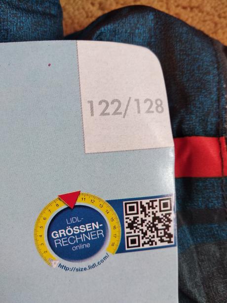 Detská nepremokavá zimná bunda, 122