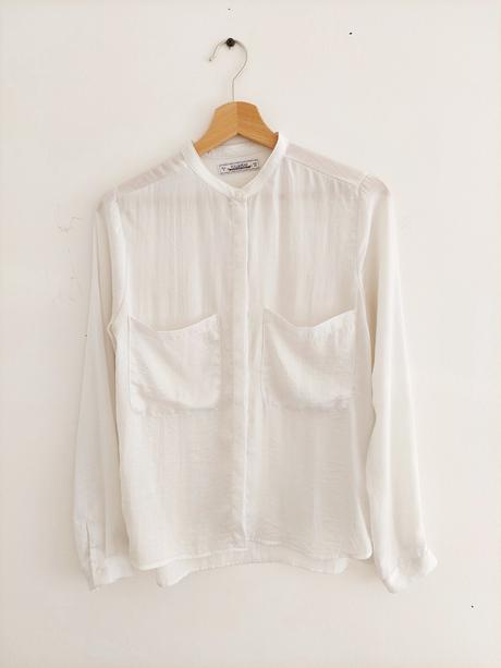 Biela blúzka pull&bear, pull&bear,s