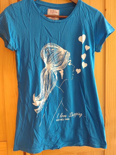 Retro jeans originál štýlové moderné tričko s, s