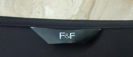 Čierne šaty, f&f,38