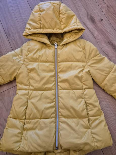 Prechodna krasna bunda 7/9 rokov, benetton,134