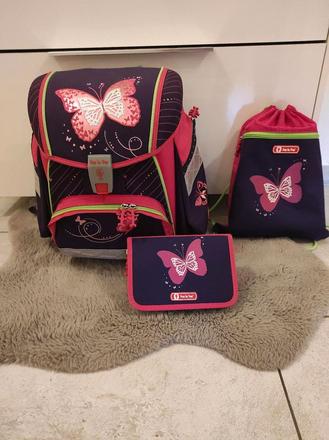 Skolska taska/ aktovka step by step touch 2 motyl,