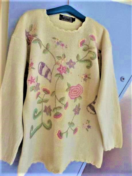 Bavlnený pulóver l/xl, l