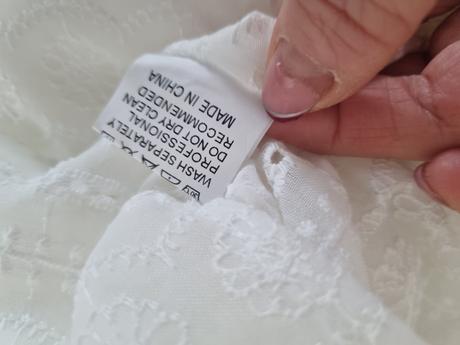 Biela madeirová blúzka m, m