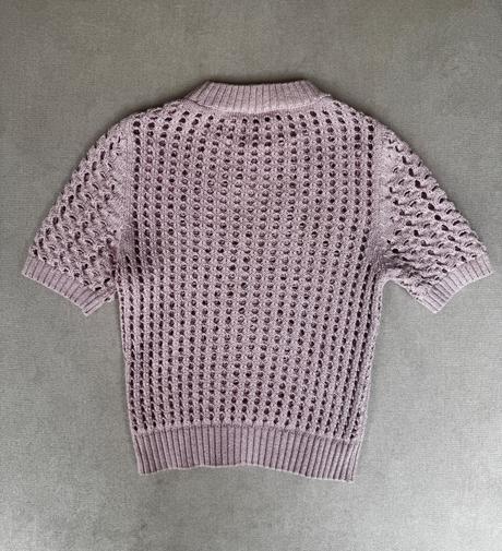 Pletený top, mango,s