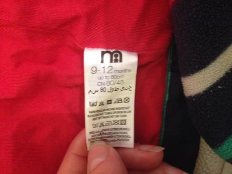 Jesenna bunda a mikina, mothercare,92