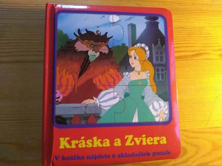 Kráska a zviera - puzzle - 5 eur,