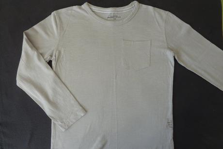 V.134, bavlnené tričko s dlhým r., s vreckom, reserved,134