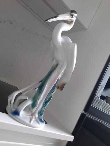 Plastika volavky mid century modern, 
