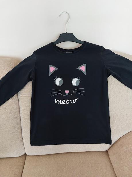 Tricko macka 140/146, bonprix,146