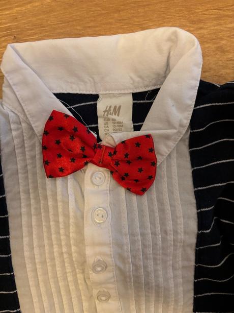 Slávnostne body s motylikom, h&m,86