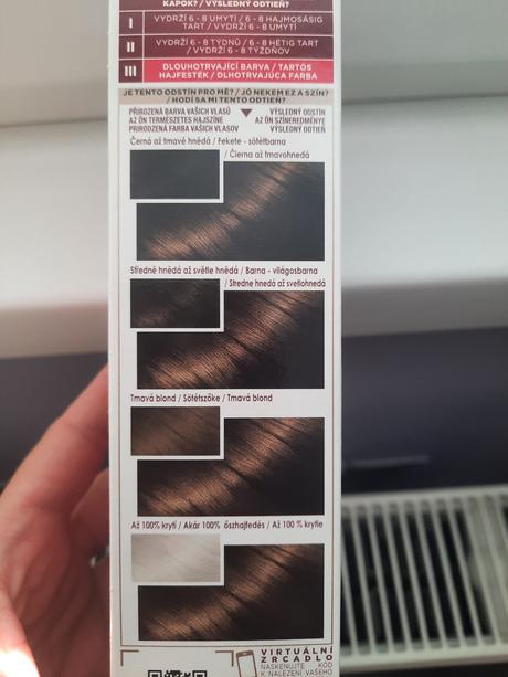 3x nová farba na vlasy,