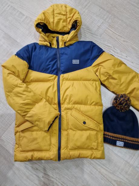 Lego zimná bunda s čiapkou, lego,164