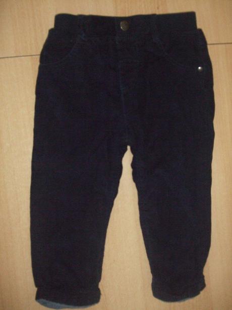 Kordové nohavice s bavlnenou podšívkou, f&f,86