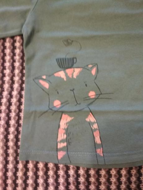 Tom tailor tričko s mačkou, tom tailor,74