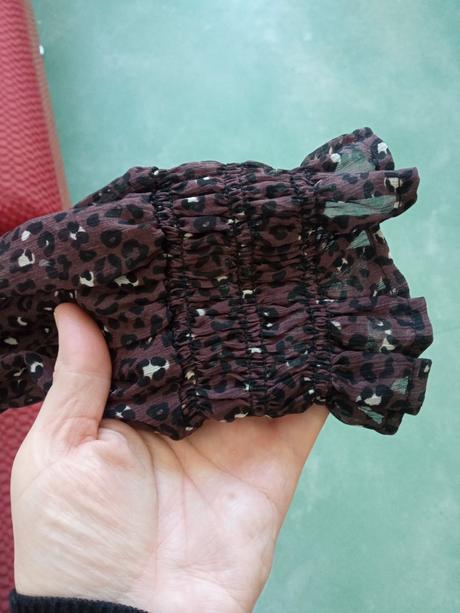 Transparentná blúzková tunika resp.šaty, l