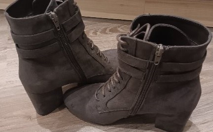 Sivé prechodné čižmy zn. graceland, graceland,39