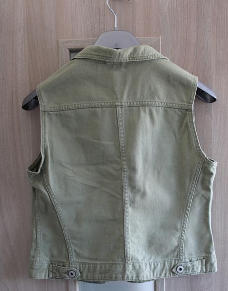 Riflová zelená vesta č. s, terranova,s