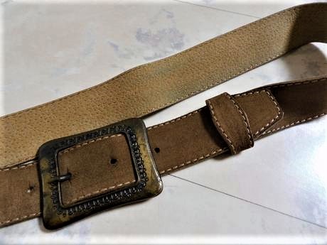 Opasok s patinovanou sponou,